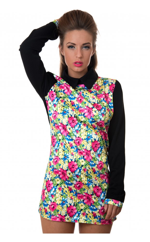 Midsummer Nights Oversized Floral Blouse