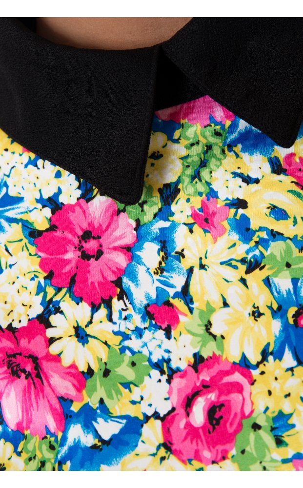 Midsummer Nights Oversized Floral Blouse