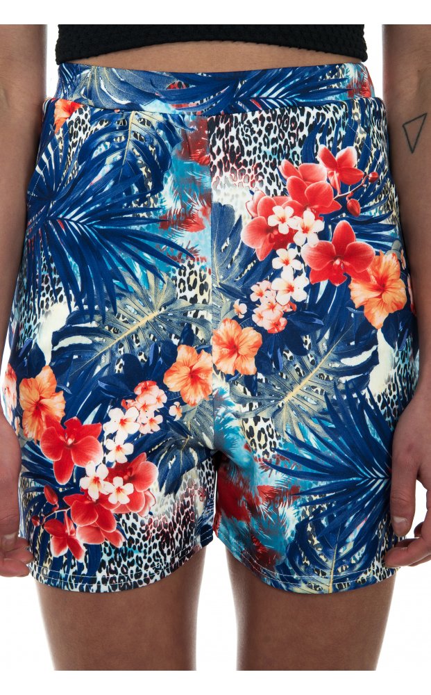 Limited Edition Blue Tropical Shorts