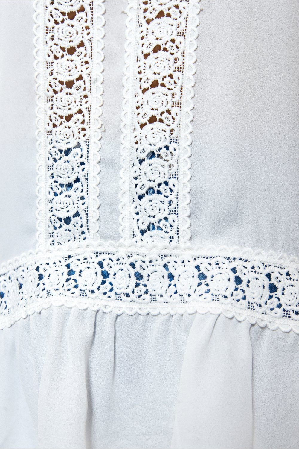 Island Boho White Bardot Top