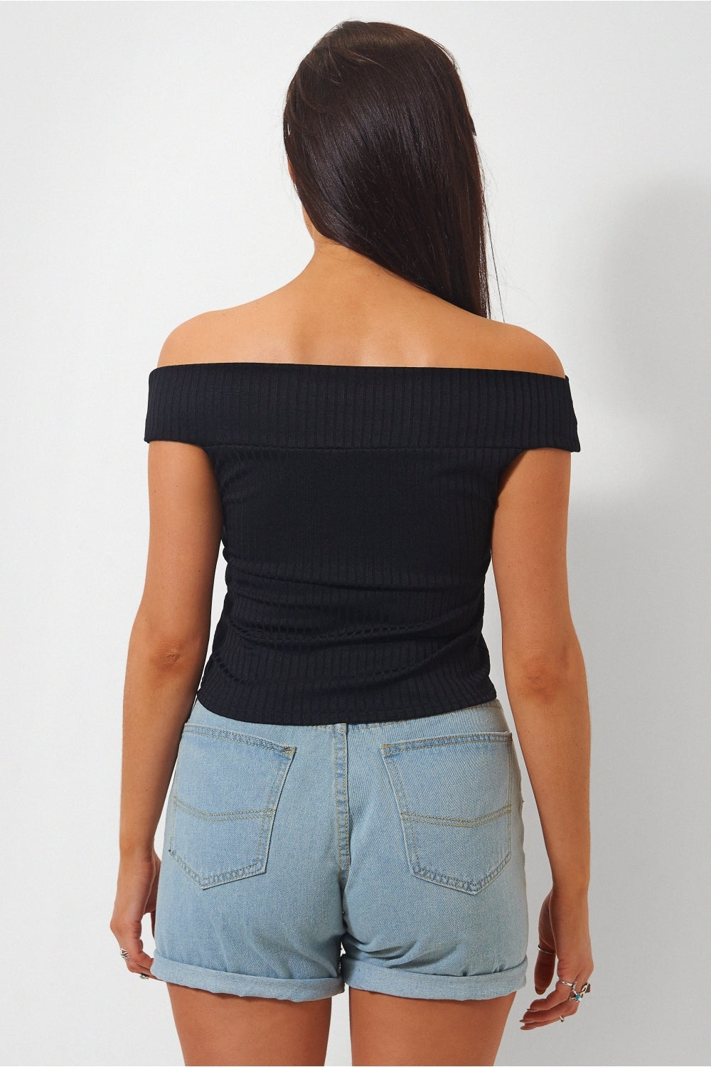 Alessia Vintage Wash Denim Shorts