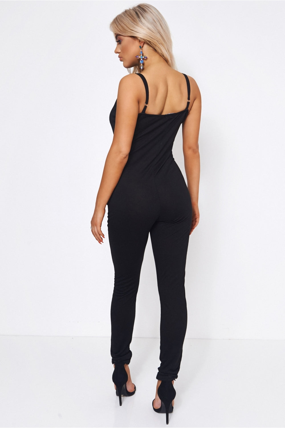 Black Jersey Jumpsuit