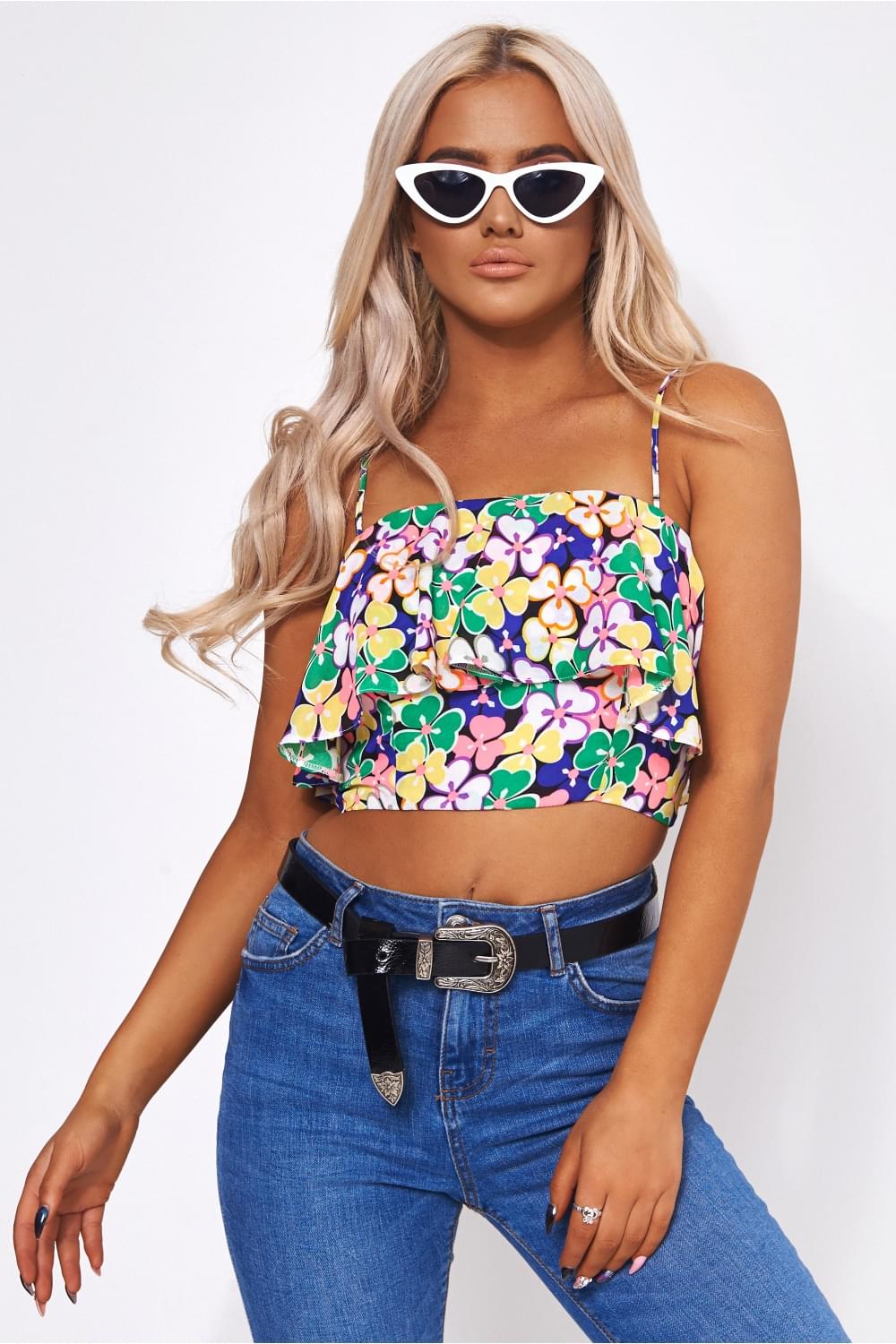 Daisy Frill Crop Top