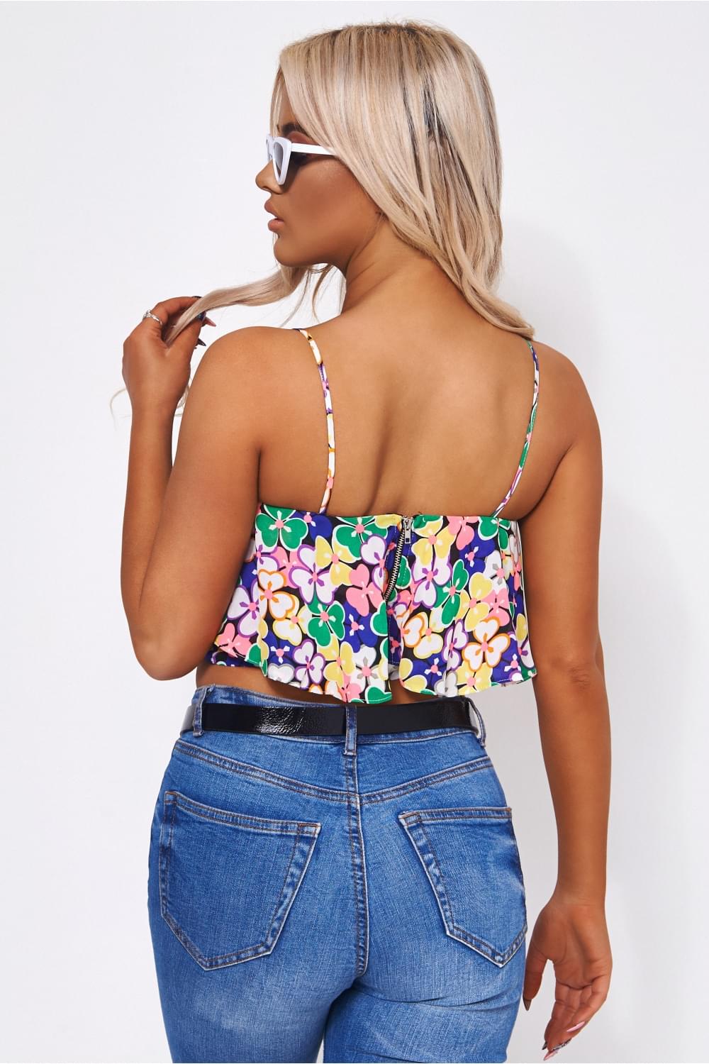 Daisy Frill Crop Top