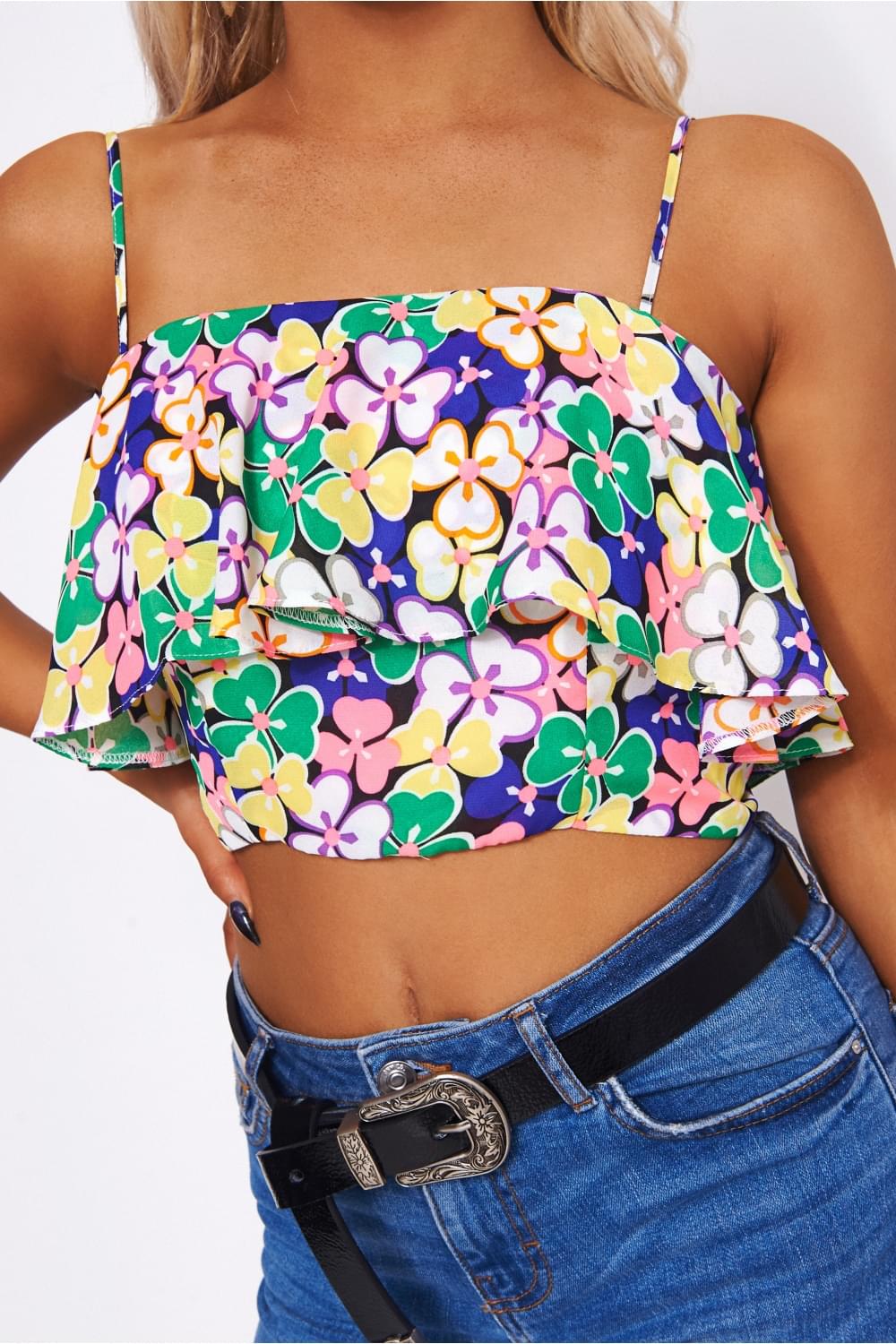 Daisy Frill Crop Top