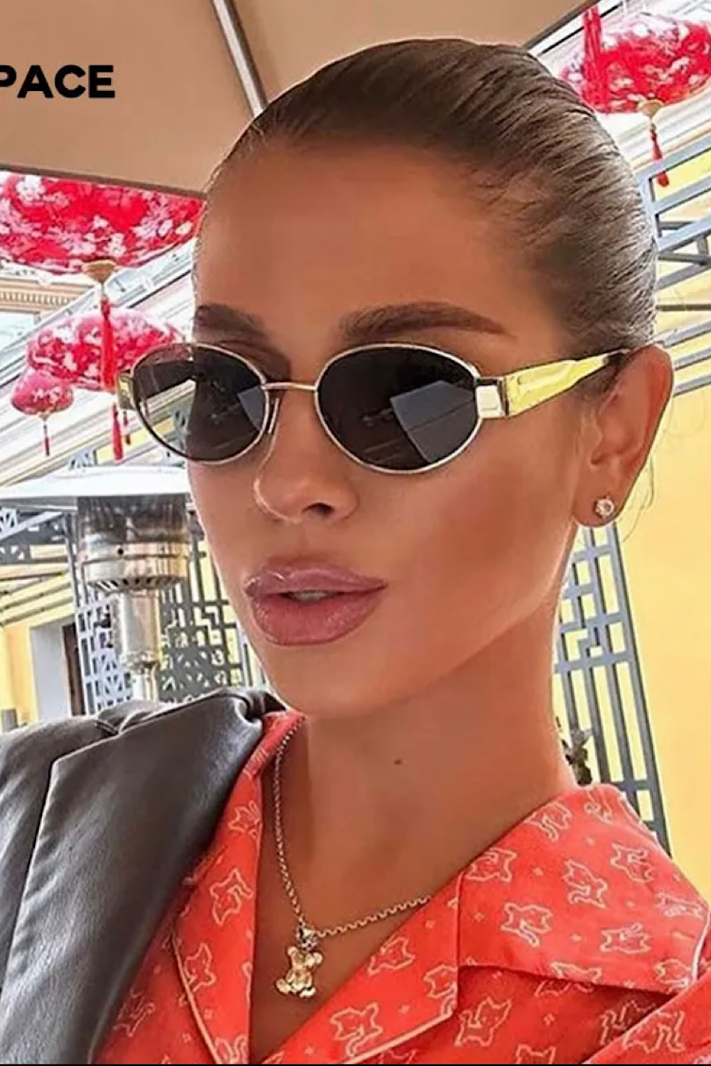 Gold Tortoiseshell Oval Cat Eye Sunglasses The Fashion Bible