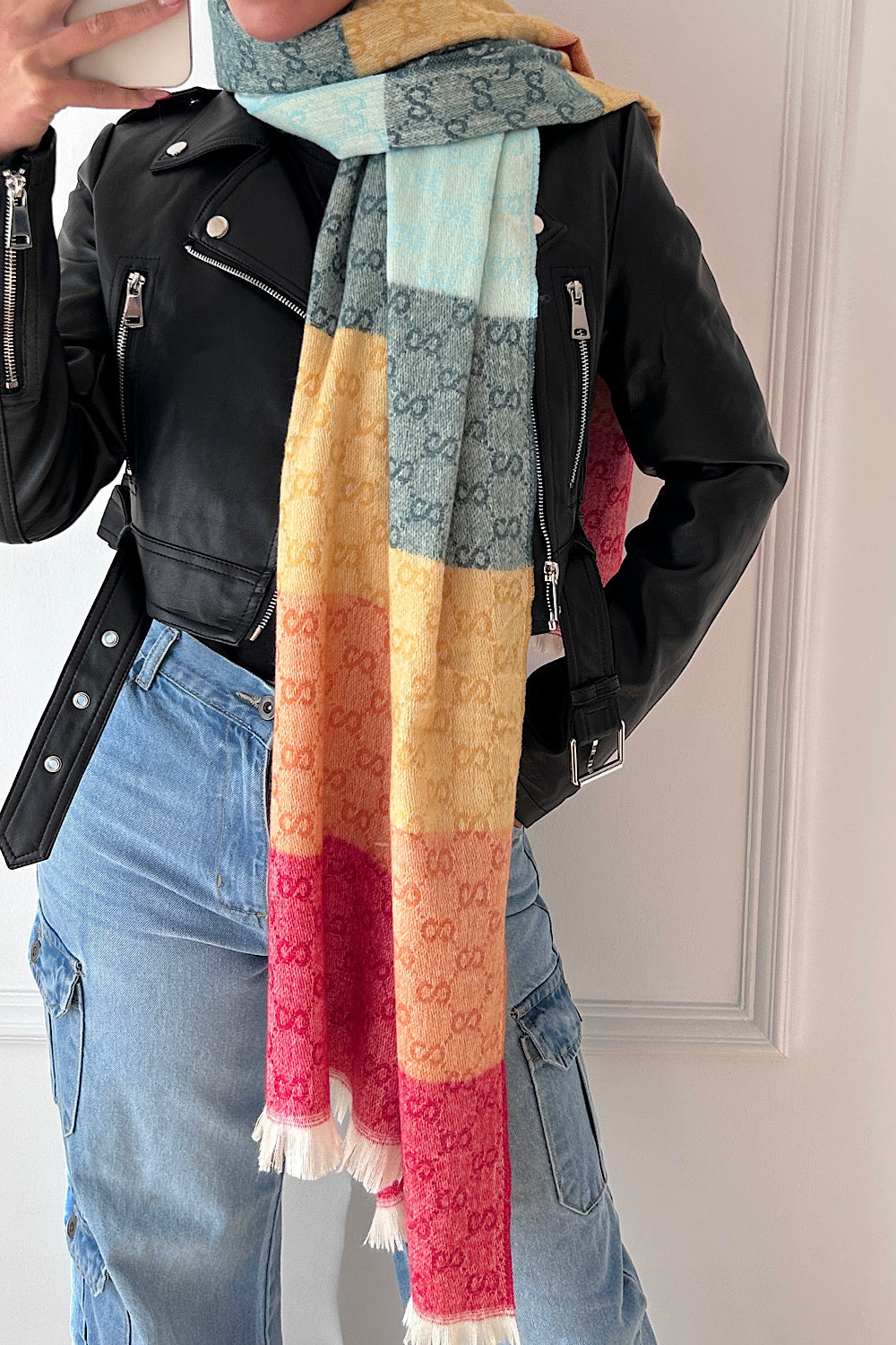 Gigi Oversized Multicoloured Scarf