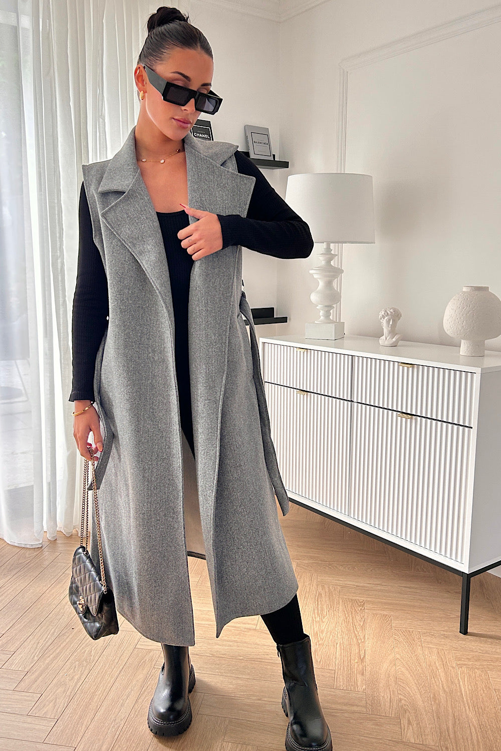 Kia Grey Sleeveless Waistcoat