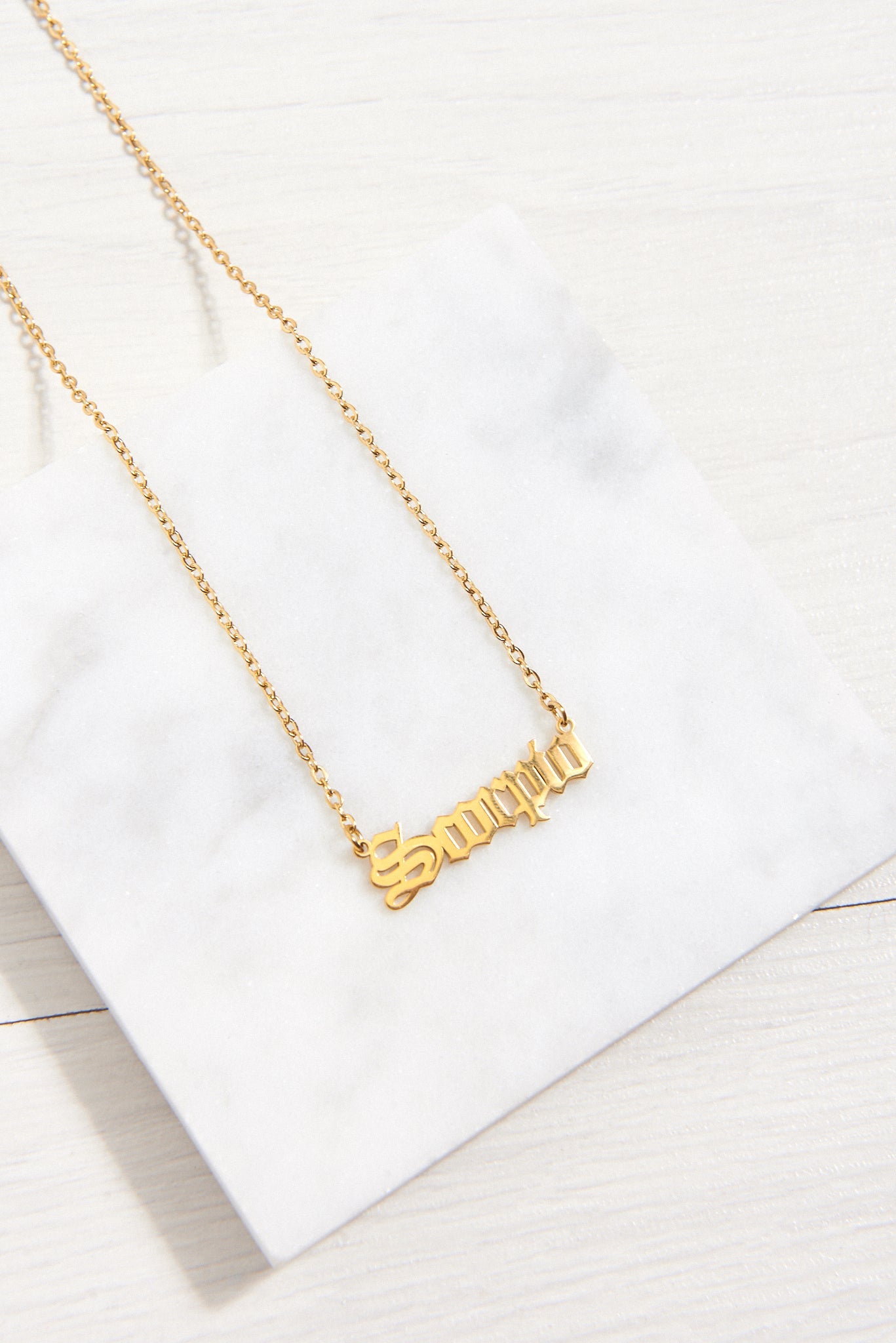 Gold Horoscope Star Sign Necklace