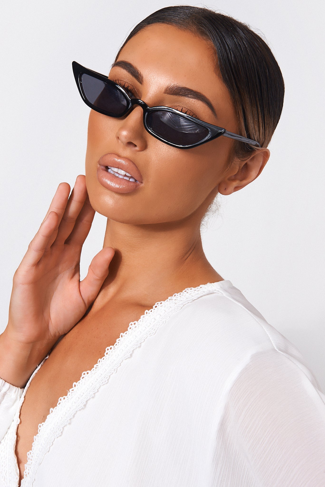 Black Cat Eye Sunglasses