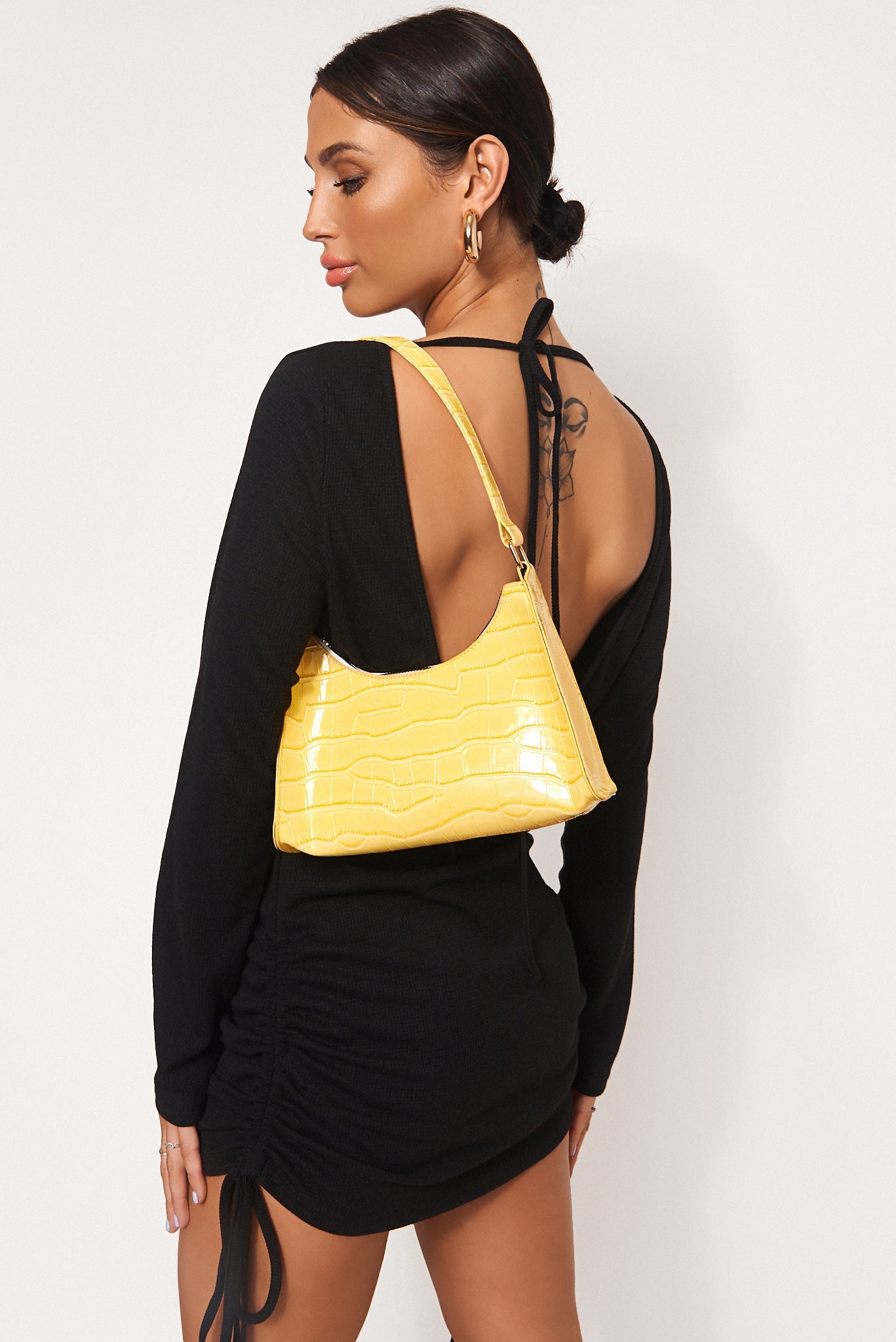 Malia Black Backless Mini Dress The Fashion Bible Malia Black Backless Mini Dress The Fashion Bible