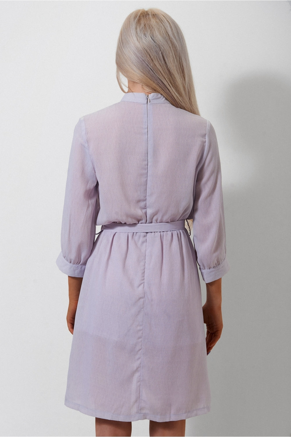 Lilac Choker Shift Dress