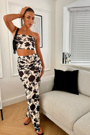 Yasmine Black Floral Co-ord