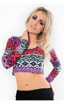 No Rules Aztec Crop Top