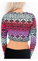 No Rules Aztec Crop Top