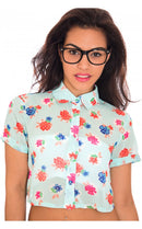 Floral Chiffon Blouse