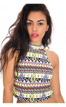 Yellow High Velocity Crop Top