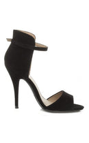 Suzi Black Suede Heels