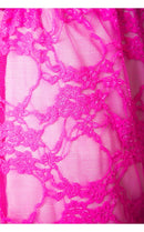 Neon Pink Lace Playsuit