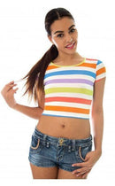 Candy Stripe Crop Top