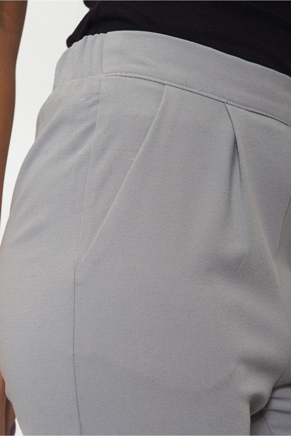 Grey Tapered Trousers