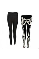 Halloween Black Skeleton Leggings