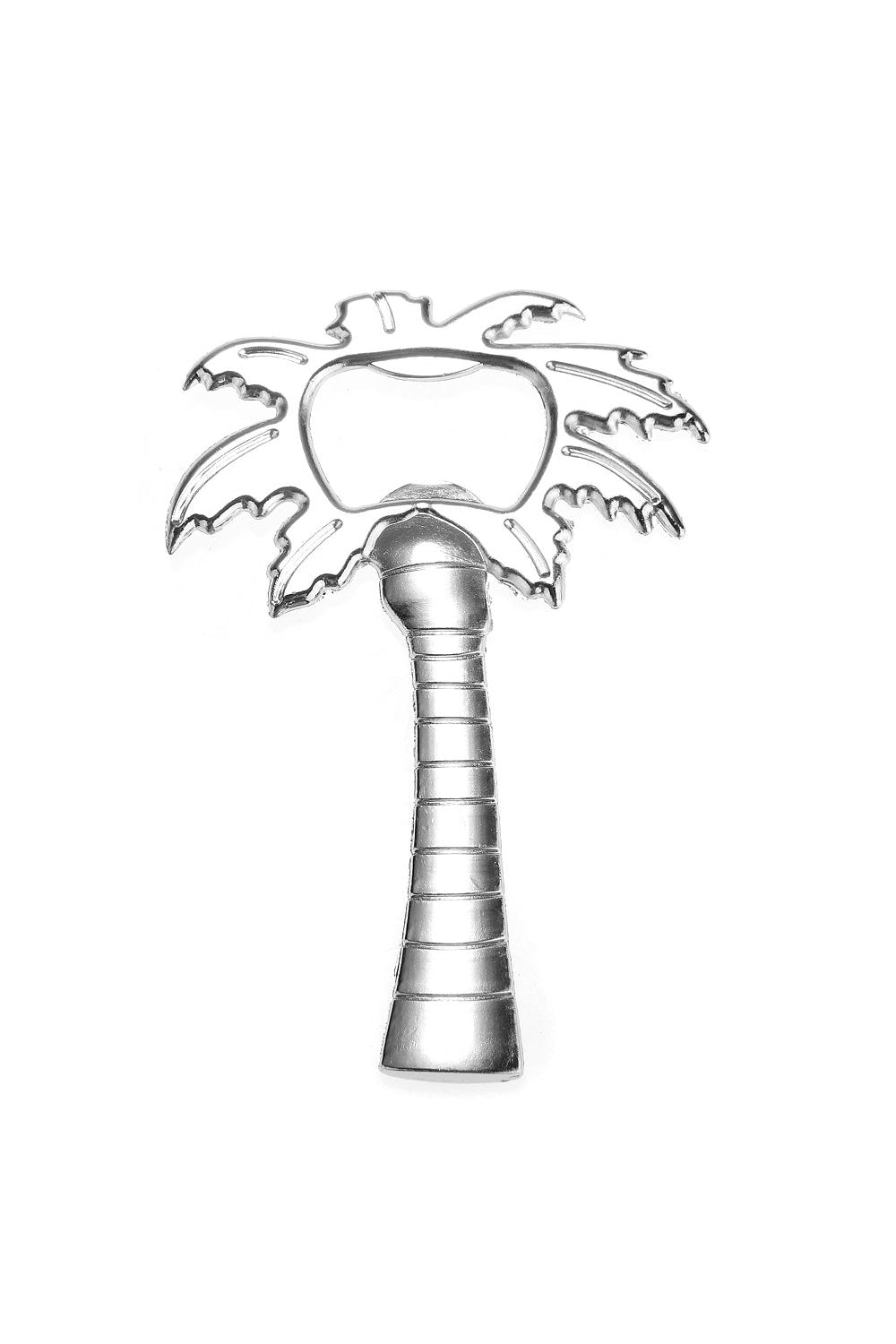 Silver Palm Tree Bottle Opener