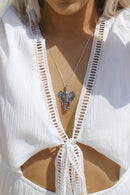 Silver Elephant Necklace