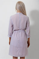 Lilac Choker Shift Dress
