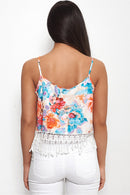 Koko Floral Tassel Cami Top