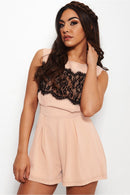 Pagan Pink Lace Playsuit