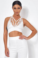 Tallula White Lace Bralet