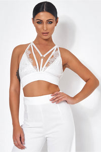 Tallula White Lace Bralet