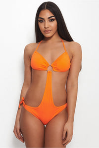 Capri Orange Swimsuit