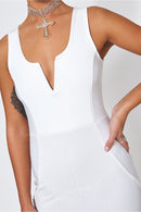 Saisha White Bodycon Dress