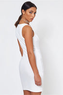 Saisha White Bodycon Dress