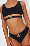 Aura Silver Buckle Bikini