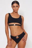 Aura Silver Buckle Bikini