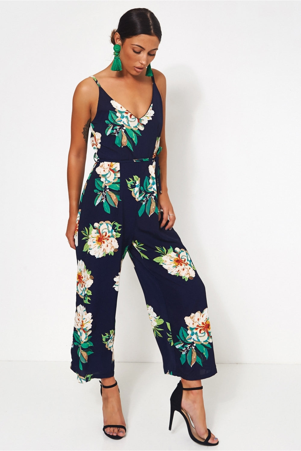 Mimi Floral Culotte Jumpsuit