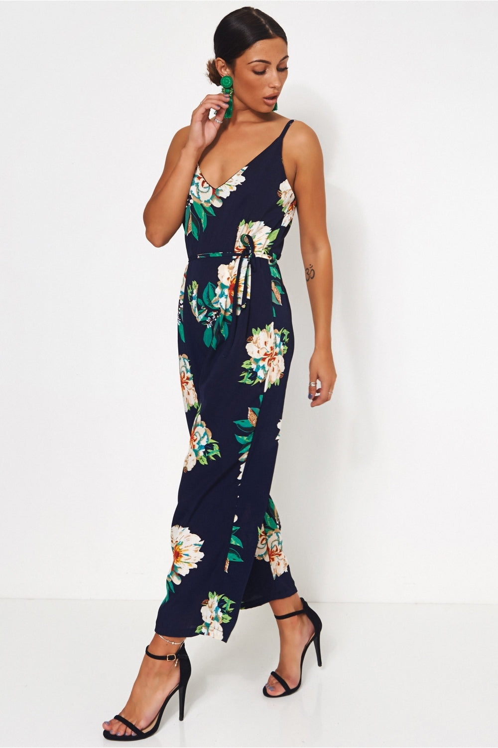 Mimi Floral Culotte Jumpsuit