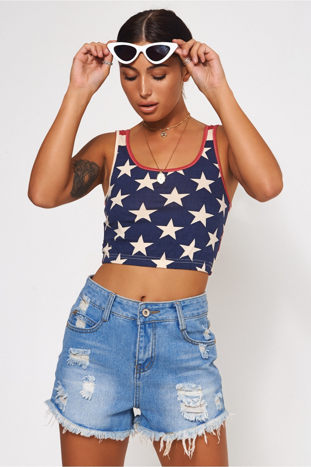 Americano Stars & Stripes Vest Top