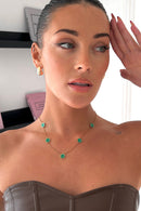 Green Clover Necklace