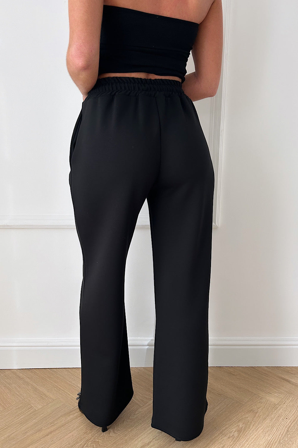 Black Wide Leg Joggers