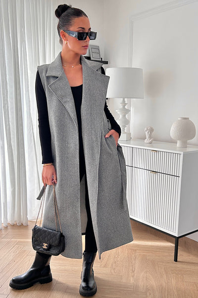 Kia Grey Sleeveless Waistcoat