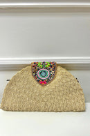 Sia Multi Beaded Clutch Bag