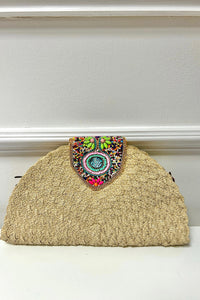 Sia Multi Beaded Clutch Bag