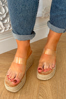 Bellucci Perspex Wedges