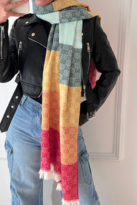 Gigi Oversized Multicoloured Scarf