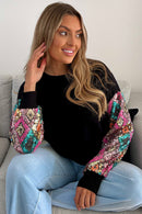 Amele Black Sequin Jumper