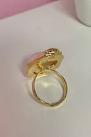 Gold Pearl Oversized Ring